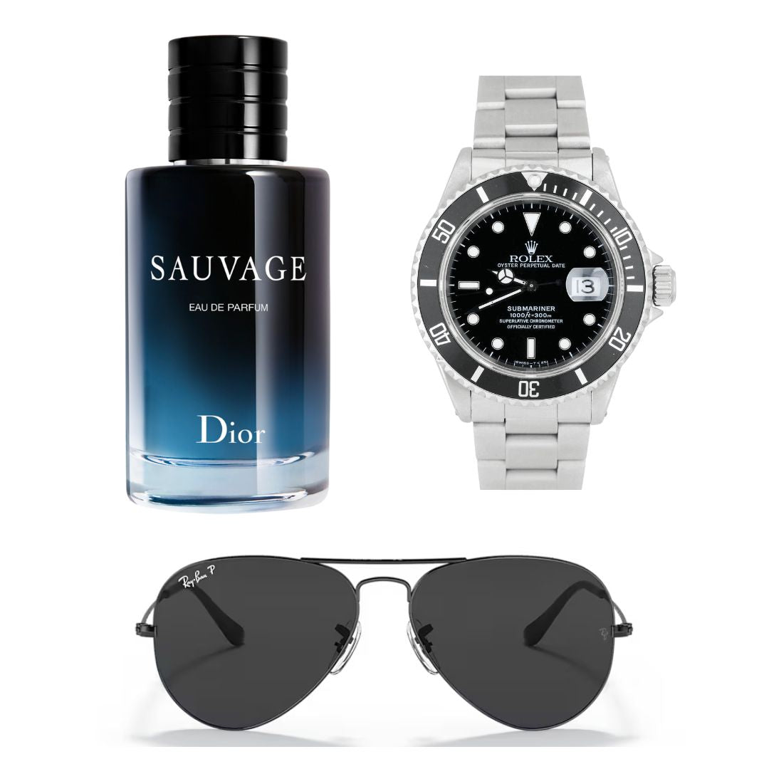 PERFUME SAUVAGE ROLEXPLATANEGRO GAFA RAYB