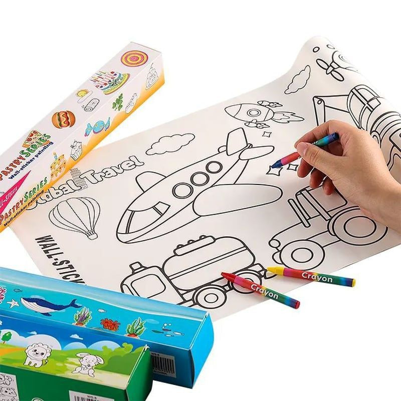Papel Grafico De Pared Para Colorear