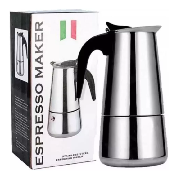 Cafetera Moka Espresso con 6 tazas de ac